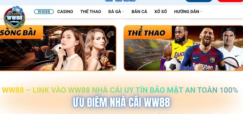 Nhà cái WW88 được đánh giá cao về bảo mật cho người chơi